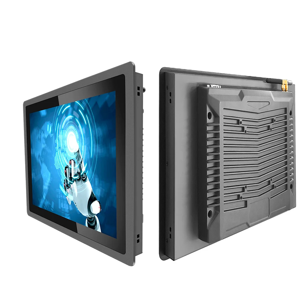 J6412 N100 10.4'' 12.1 15 Inch All-In-One Industrial Panel PC Quad Core RJ45 for Industrial Automation Accessories