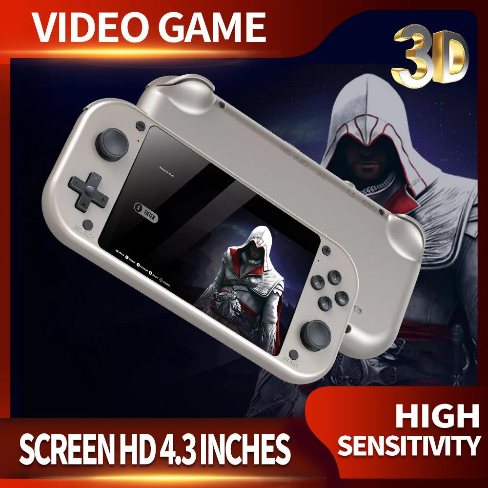 M17 Handheld Game Console 19000+ Games 64GB 4.3 Inch Screen HD Screen Retro Classic Gaming Player - Image 3