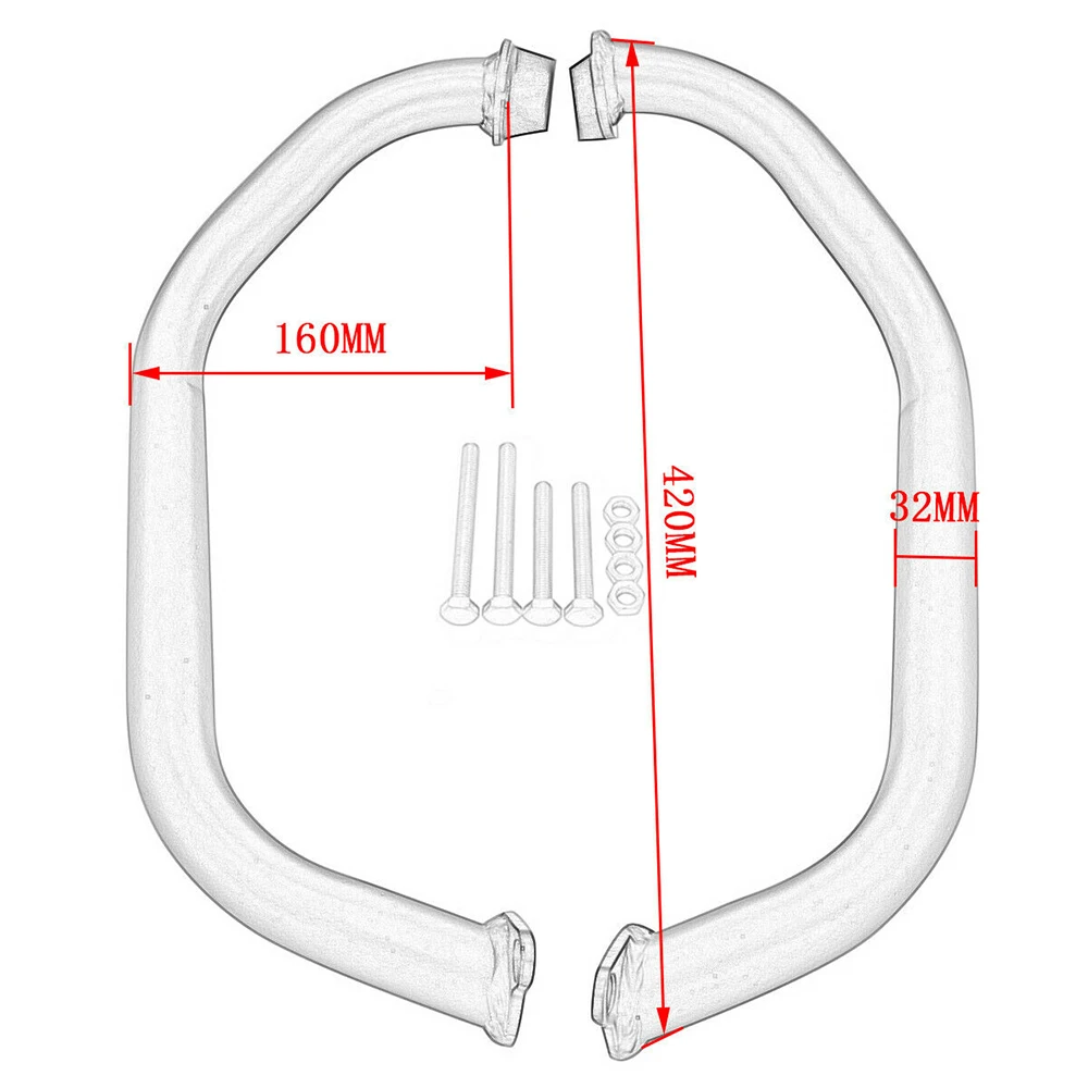 - Motorcycle Crash Bar, Chassis Bumper Protector/Crash Bar/Large Bar Suzuki Boulevard M109R 2007 - 2016 - Image 2