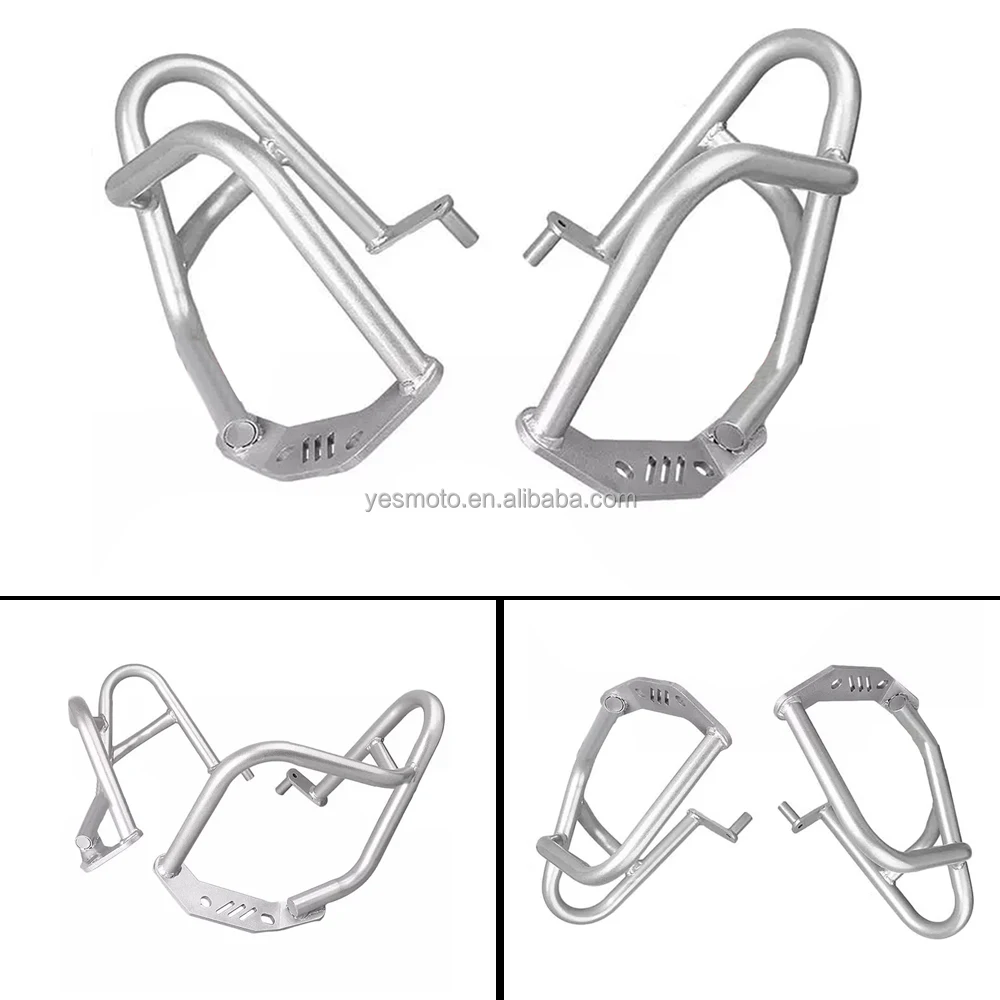 Customizable Colors -Silver Highway Engine Guard Crash Bar Protection for BMW R1200R 2007 2008 2009 2010 2011 2012 2013 2014 - Image 3