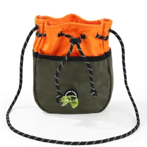 Fashionable Water-Resistant Dog Training Bag Crossbody Treat Pouch with Dispenser Pocket Made of Durable Polyester Pack of 5