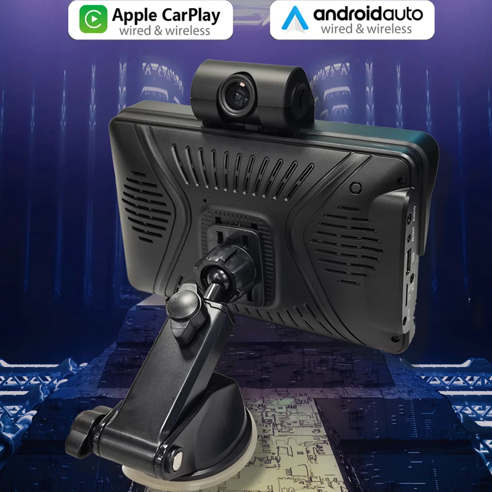 2 in 1 Car Radio Multimedia Video Player with DVR Driving Recorder AHD Cam MP5 Stereo FM Transmit Wireless Carplay&Android Auto - Image 3