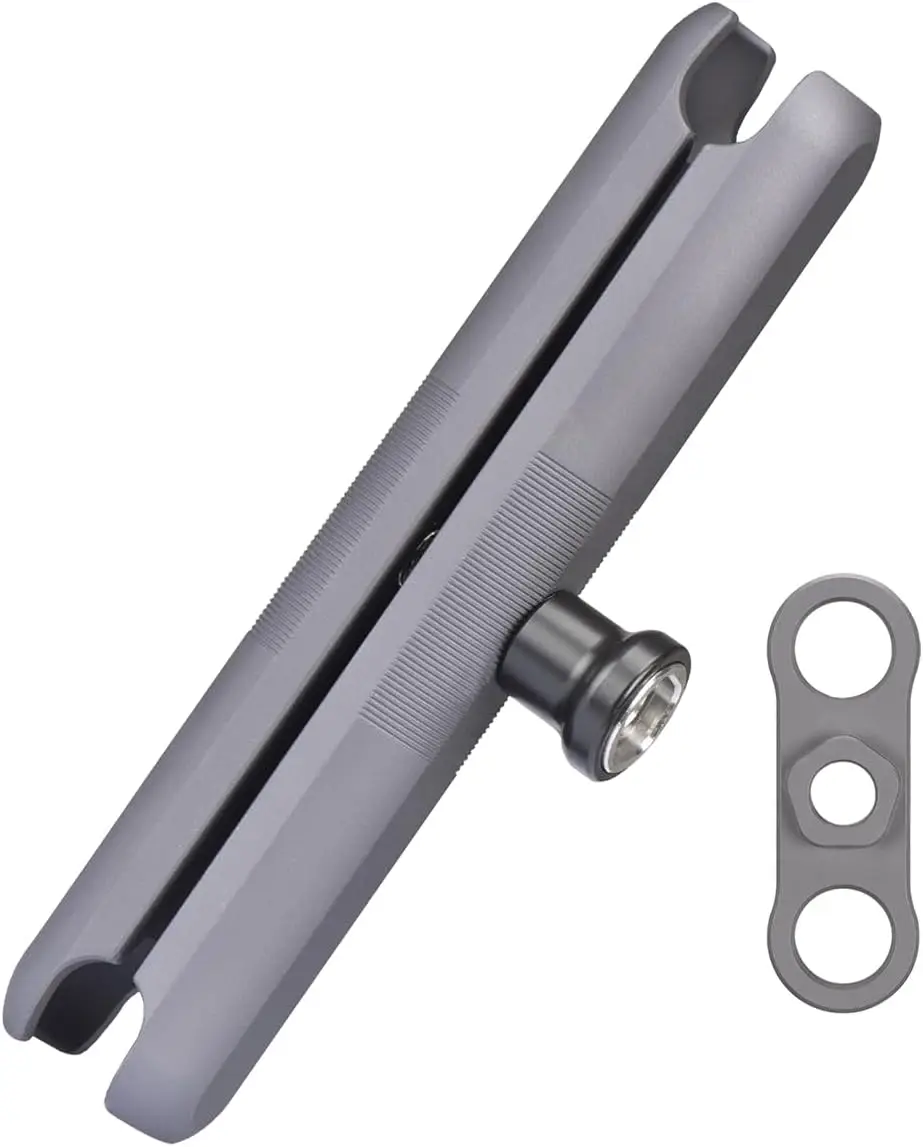 FANAUE-150F Anti-Theft Bike/Motorcycle Phone Holder with for RAM Mounts B Size Ball Head Double Socket Arm Flexible Features