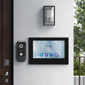 Smart Intercom System with Camera 2 Wire Doorbell with Monitor Video Door Phone for Office and Residential Security