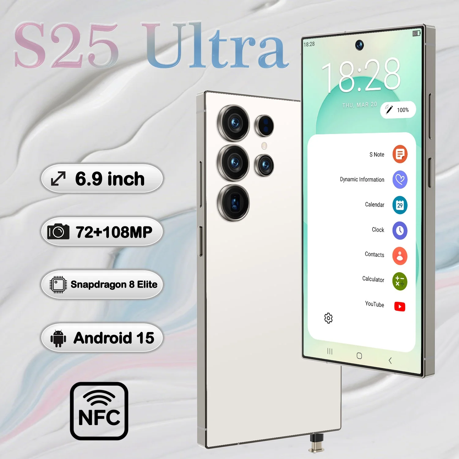 Unlocked for S25 Ultra 5G Smartphone with 16GB RAM & 1TB ROM NFC Cellphone Android 15 4g 5g Mobile Phones - Image 3