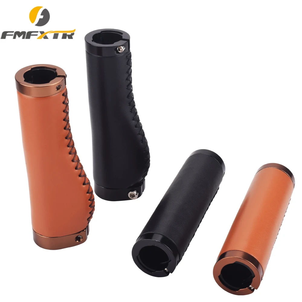 Grip Mountain Bike Handle Slippery Double Lock Dead Retro Dead Fly Set PU Leather Hand-stitched Leather Universal Car Handle Pack of 5 - Image 2