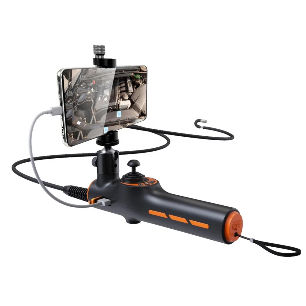Vehicle Inspection Camera Portable Endoscope With Android and IOS Dual Systems 360° Articulation HD