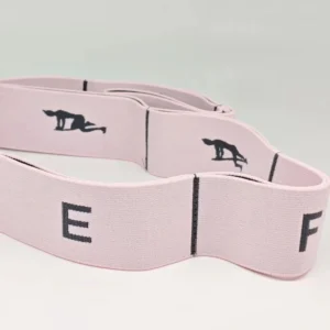 Small polyester Woven 8-Circle Yoga Exercise Band Elastic Fitness Band With Stylish Webbing Design yoga strap Pack of 30