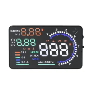 A8 Car Head up Display HUD 5.5" Dash Screen Projector RPM MPH Speedometer Warning Fuel Consumption OBD2 Pack of 2