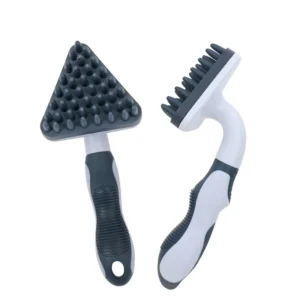 Factory Wholesale Custom Logo Rubber Cat Massage Brush Dog Pet Bath Grooming Brush Pack of 50