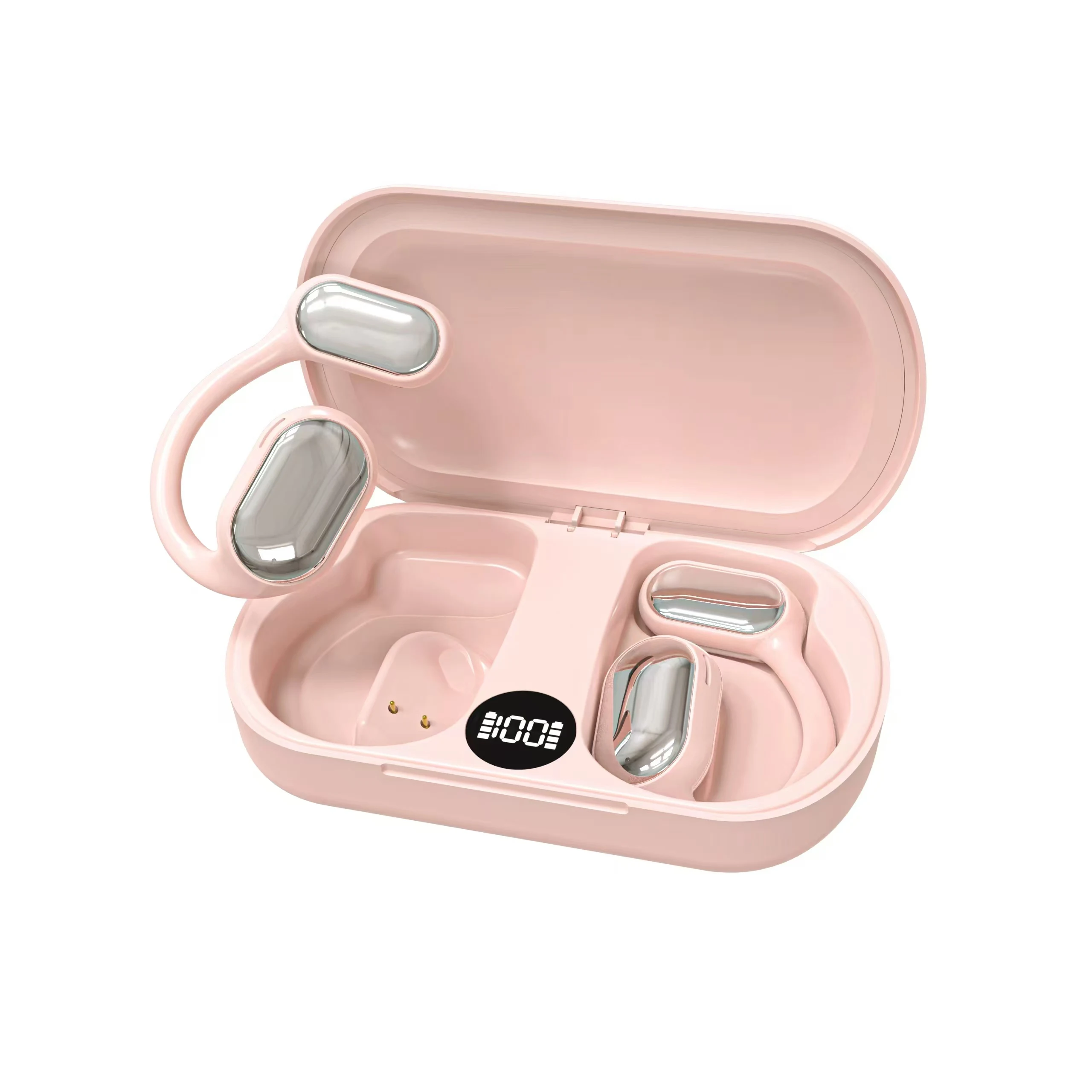 Wireless Earbuds LED Battery Indicator Mobile Phone AI App Supported 138 Languages Mutual Translation Premium Earphones Pack of 10 - Image 2