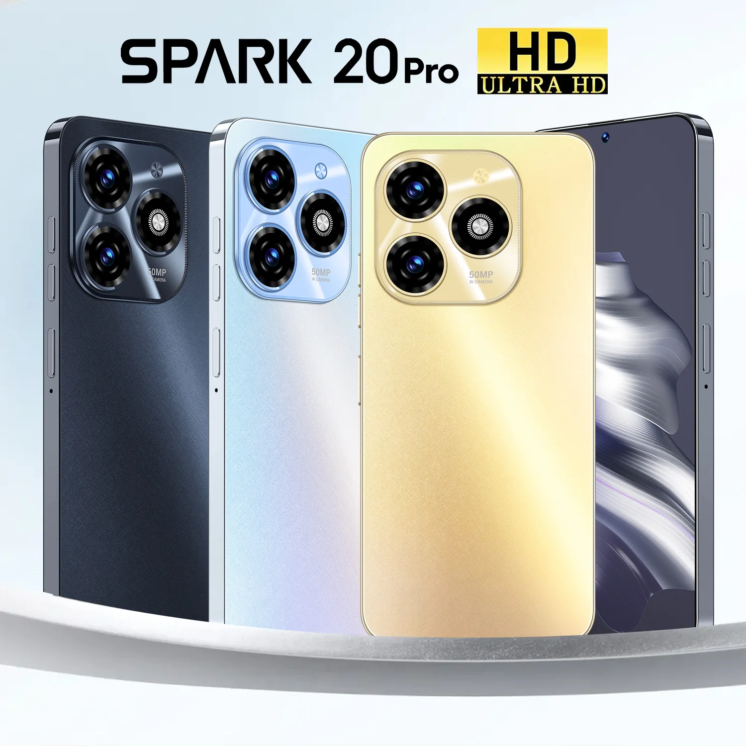 Spark 20 Pro High-Quality 7.3inch 10-Core 5G Smartphone with 16GB RAM, 1TB Storage, Dual SIM, Unlocked Large Battery - Image 2