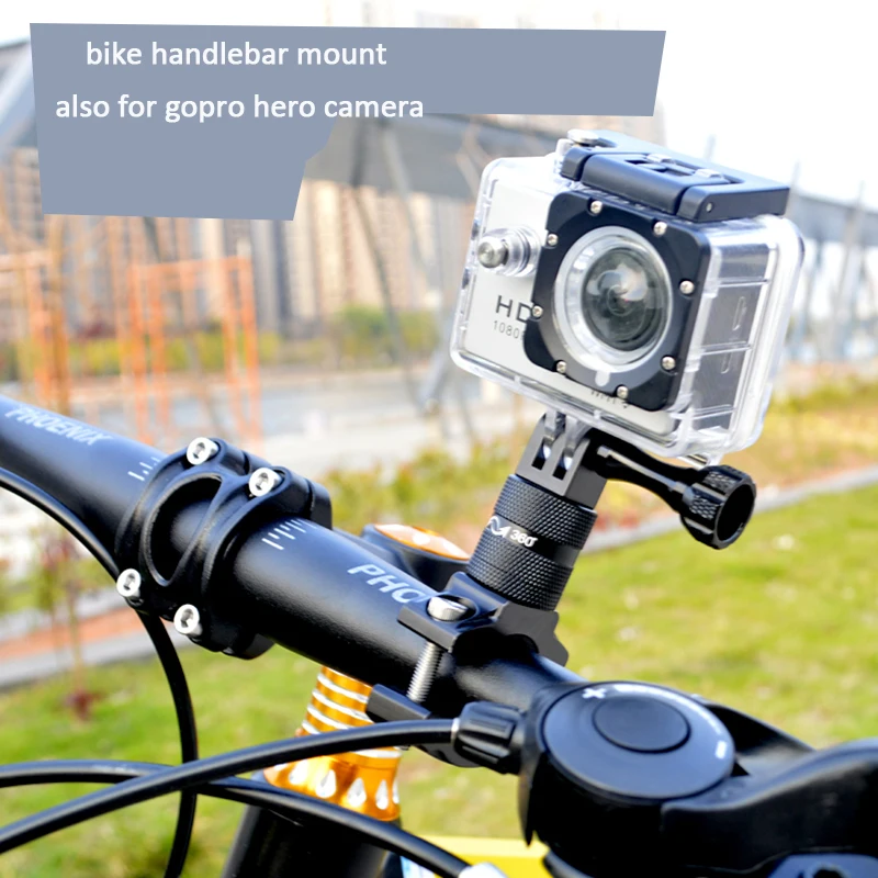360 Degree Rotary Mountain Aluminum Bike Bicycle Handlebar Mount for Action Camera GoPro Hero 12/11/10/9/8/7/6/5/4 - Image 4