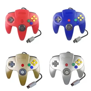 Wired USB Host Port Joystick for Nintendo N64 Controller Gamepad Gaming Handle Manette for Nintendo 64 Joypad Pack of 6