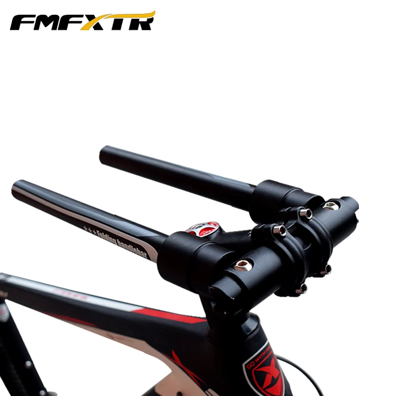 FMFXTRA MTB Bicycle Handlebars Quick Release Electric Scooter Foldable bar Mountain Bike Cross bar Folding Handlebar Pack of 2 - Image 3