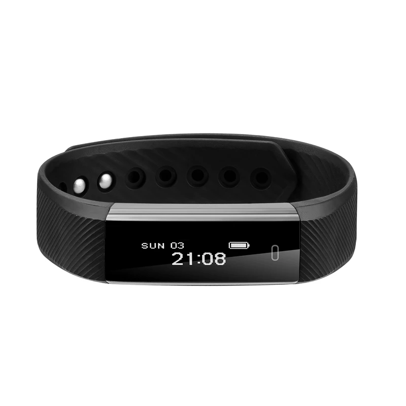 Fitness Tracker Pedometer Special Design Smart Bracelet ID115 Veryfit 2.0 Wristband Pack of 2 - Image 3