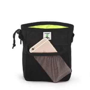 Lovoyagert Nylon Dog Training Treat Pouch Bag Outdoor Travel Waist Belt with Poop Bag Dispenser Pet Training & Behavior Product