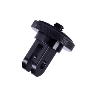 CNC Aluminum 6061 Mini Tripod Mount Adapter With 1/4'' Screw for Go Pro 5 4 3 2 SJ4000 SJ5000 Mount for Go Pros Accessories