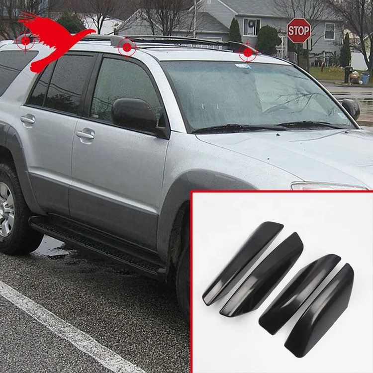 Car Top Roof Rack Leg Cover End Roof Rails Side Cover Protector for Toyota 4Runner 2003-2009 - Image 2