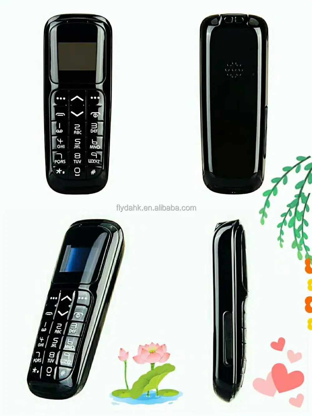 Long-CZ V2 Mini Mobile Phones BT Dialer Universal Wireless Headphone Smallest Cell Phone Dialer Pack of 10 - Image 3