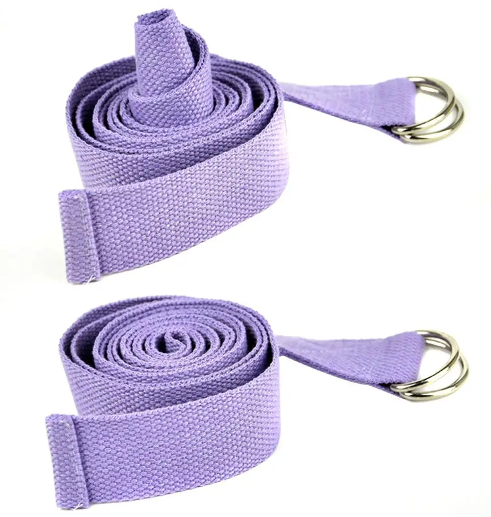 Stretching D-Ring Ballet Yoga Stretching Belt Fitness Training Strap Belt Pack of 10 - Image 3