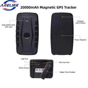 20000mAh Battery 4G GPS Tracker with Magnet for Fleet & Asset Management