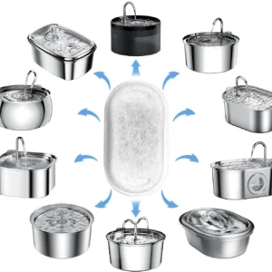 Activated Carbon Sponge Filters Pet Fountain Accessories Hygiene Water for Pets