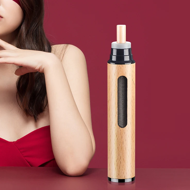 Portable Car Ashtray Mini Car Ashtray Anti Soot-flying Cigarette Cover Anti-ash Luxury Wood Cigarette Holder for Smoking Gift Pack of 50