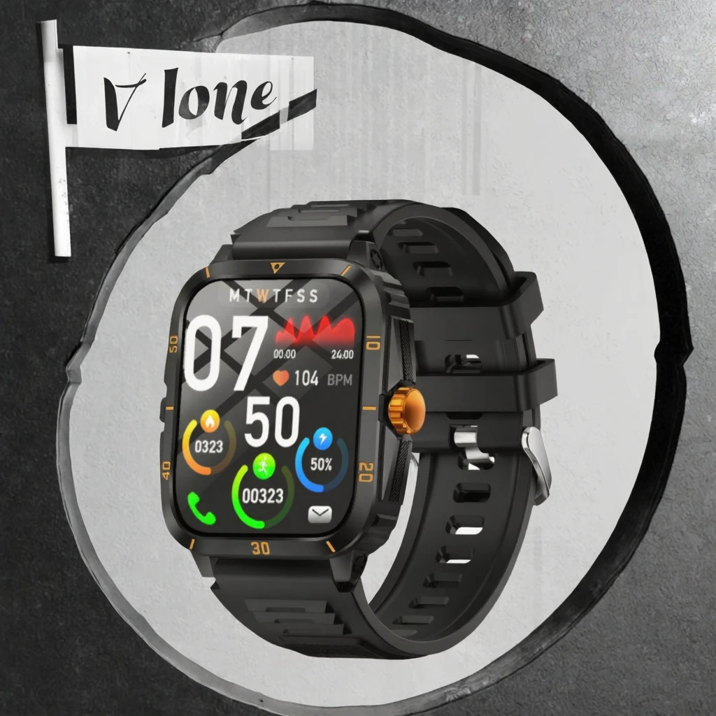 New Design H23 BT Smartwatch for Men Cheap Fitness Tracker Sport Modes Sleep Tracker Compatible Android IOS Reloj Inteligente - Image 3