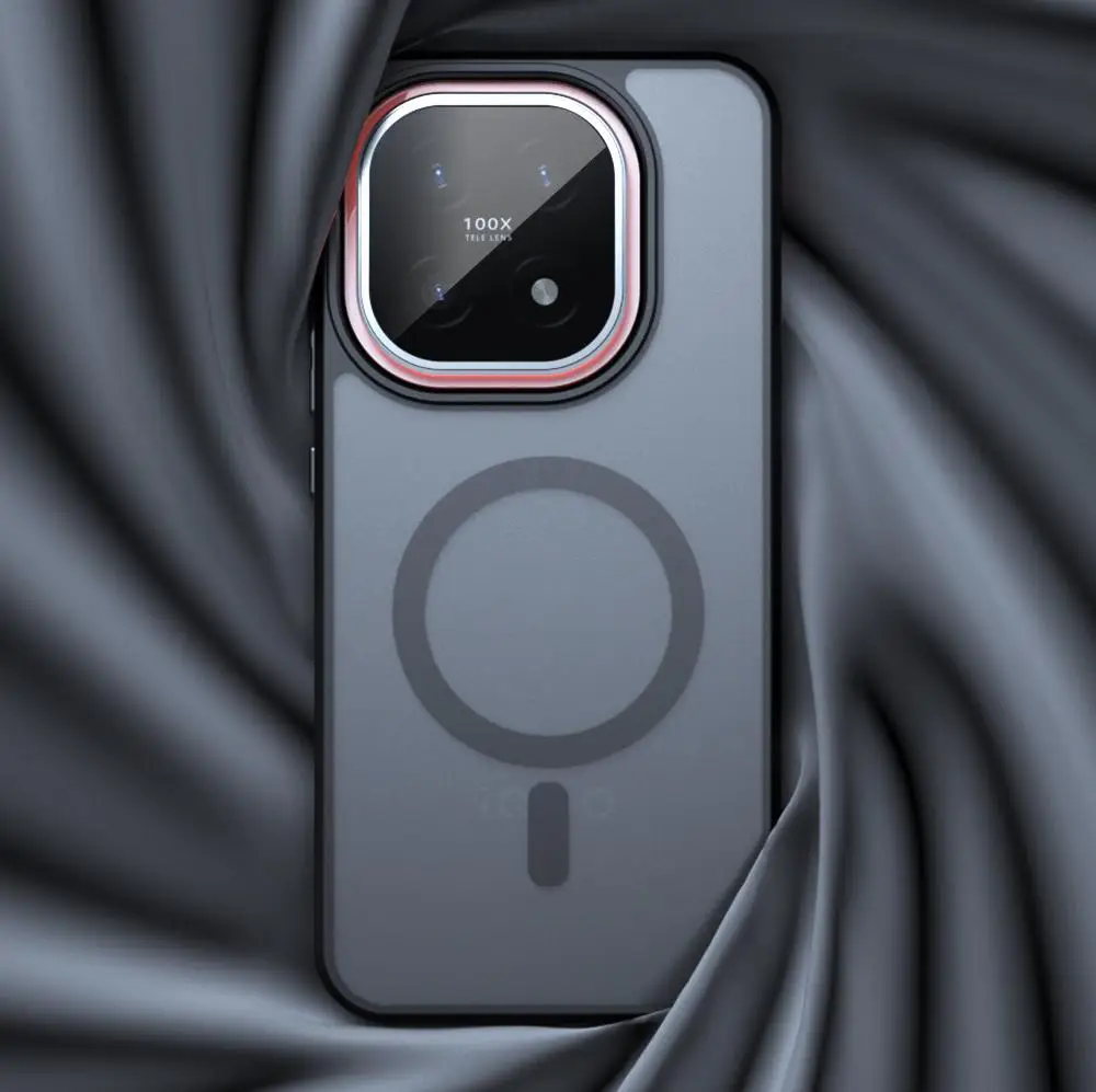 For vivo IQOO 15 5G Magnetic Case Ultra-thin Acrylic Clear Matte PC Back Shockproof Cover Coque Fundas Wireless Charging Pack of 10 - Image 4