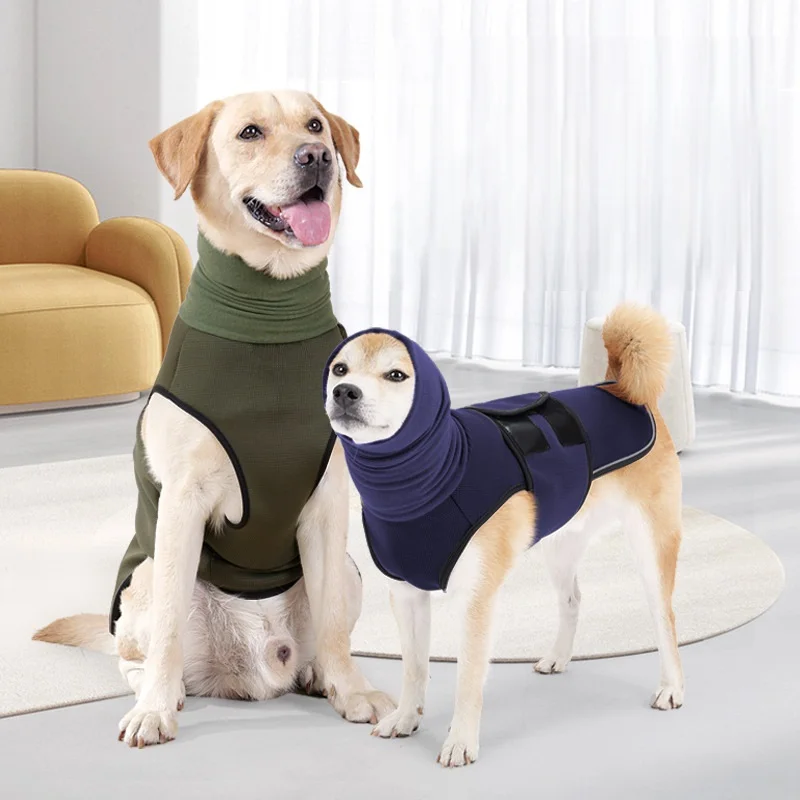 Factory Spot Cross-border s Dog Anxiety Vest Adjustable Soft Premium Anti-scare Pet Calming Jacket for Separation Pack of 2 - Image 3