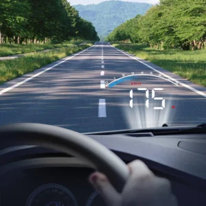 3.5" M6S OBD2 HUD Car Head up Display Digital Gauge Windshield Projector Alarm Tester Speedometer Automotive Accessories Pack of 2