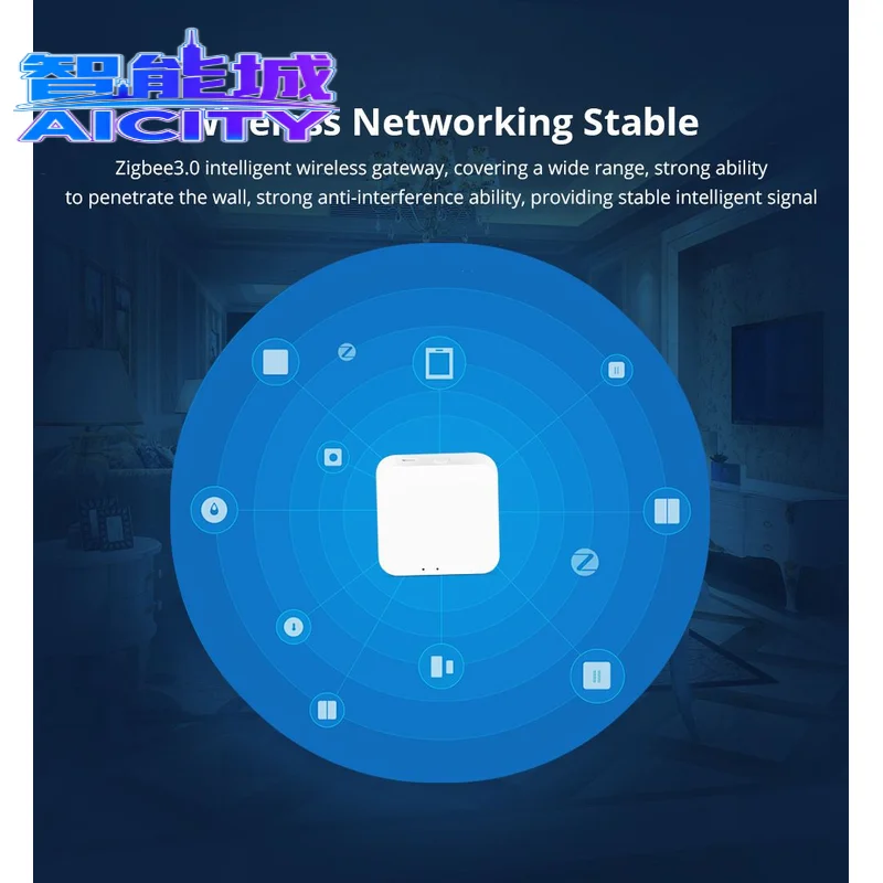 Multi-mode Mini Smart Home Gateway with WiFi ZigBee 3.0 Bluetooth Smart Devices Compatible Smart Life App Remote Control - Image 4