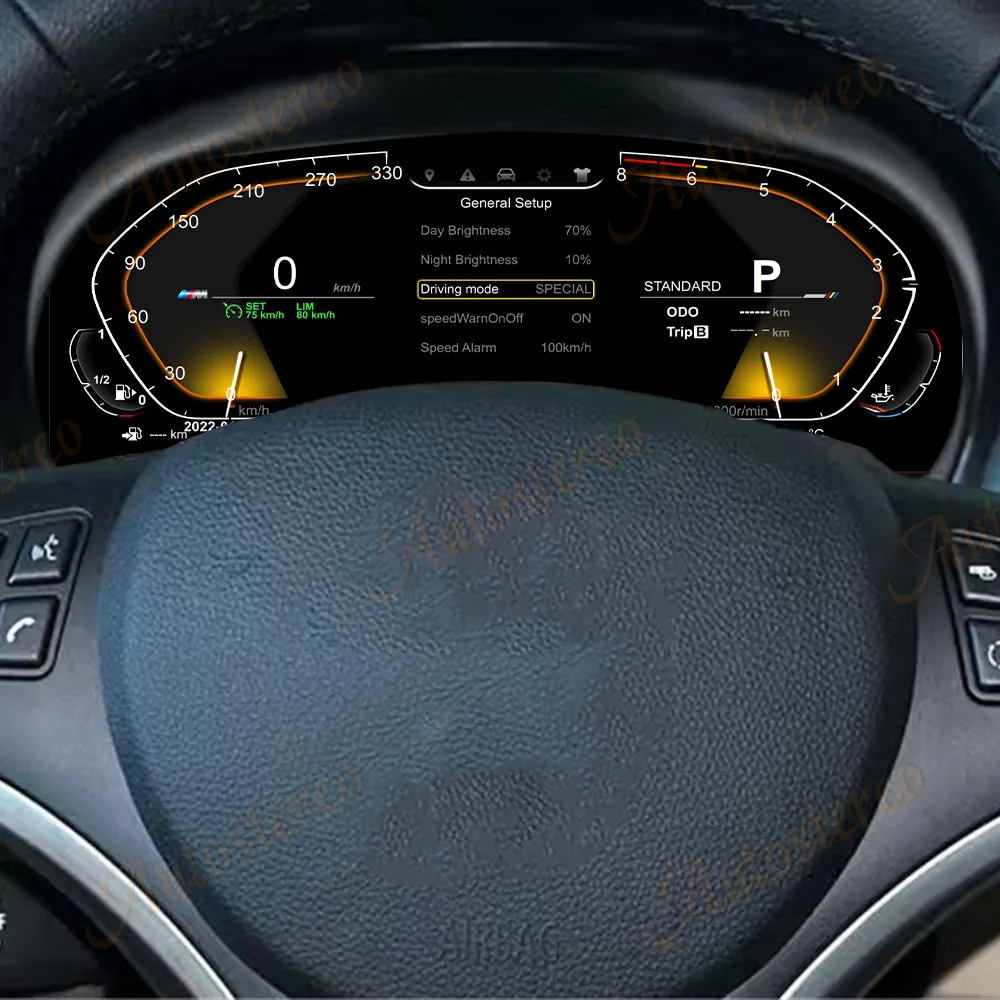 12.3 Inch Car Digital Odometer Screen Carplay for BMW OId 3 Series LCD Instrument Panel 2005-2012 Speed Meter Virtual Cockpit - Image 4