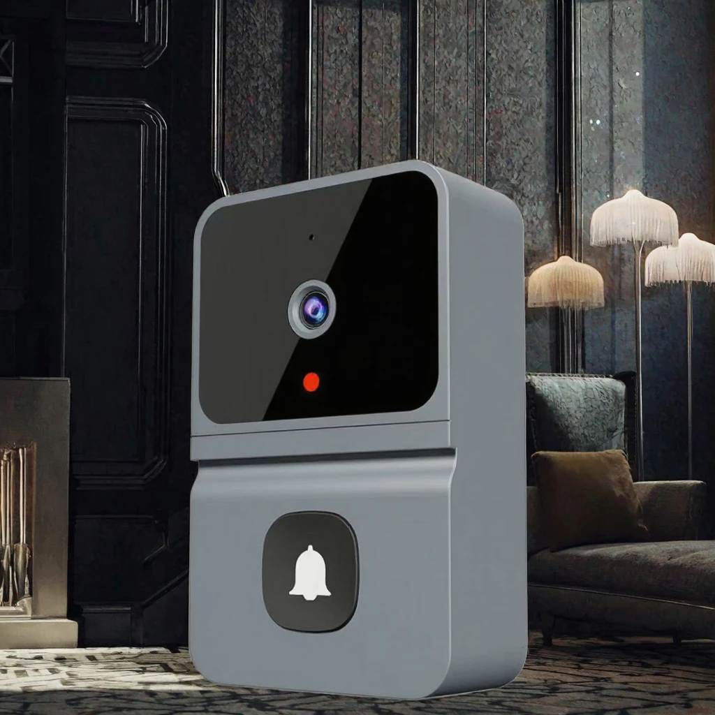 Z30 Smart Visual Doorbell Two-Way Intercom Infrared Night Vision System Remote Monitoring Bar Wifi Wireless Video Door Bell Pack of 2 - Image 3