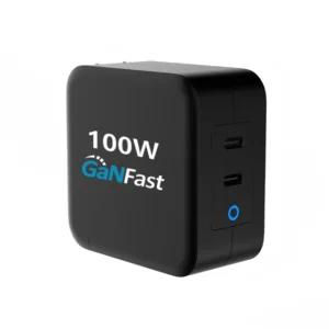 Kabbol 100W USB C Charger Block, Dual Port 100W PD Fast Charging, Mac Book Charger with USB C Cable & Foldable Plug & GaN Tech