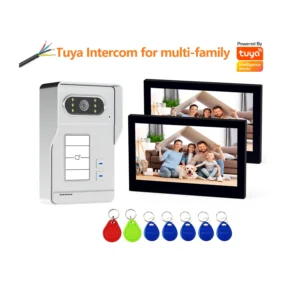 2 Family Use Universal Home WIFI Video Intercom Unlock Monitoring Tuya Smart Video Intercom Doorbell