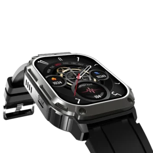 4G LTE Smart Watch Phone with Any APP Download, 2MP Front Camera, NFC, Voice Assistant & 750mAh Long Battery