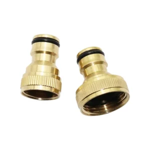 1/2'' 3/4'' Female Thread Brass Quick Connector Garden Irrigation Car Washing Water Pipe Fittings Pack of 100