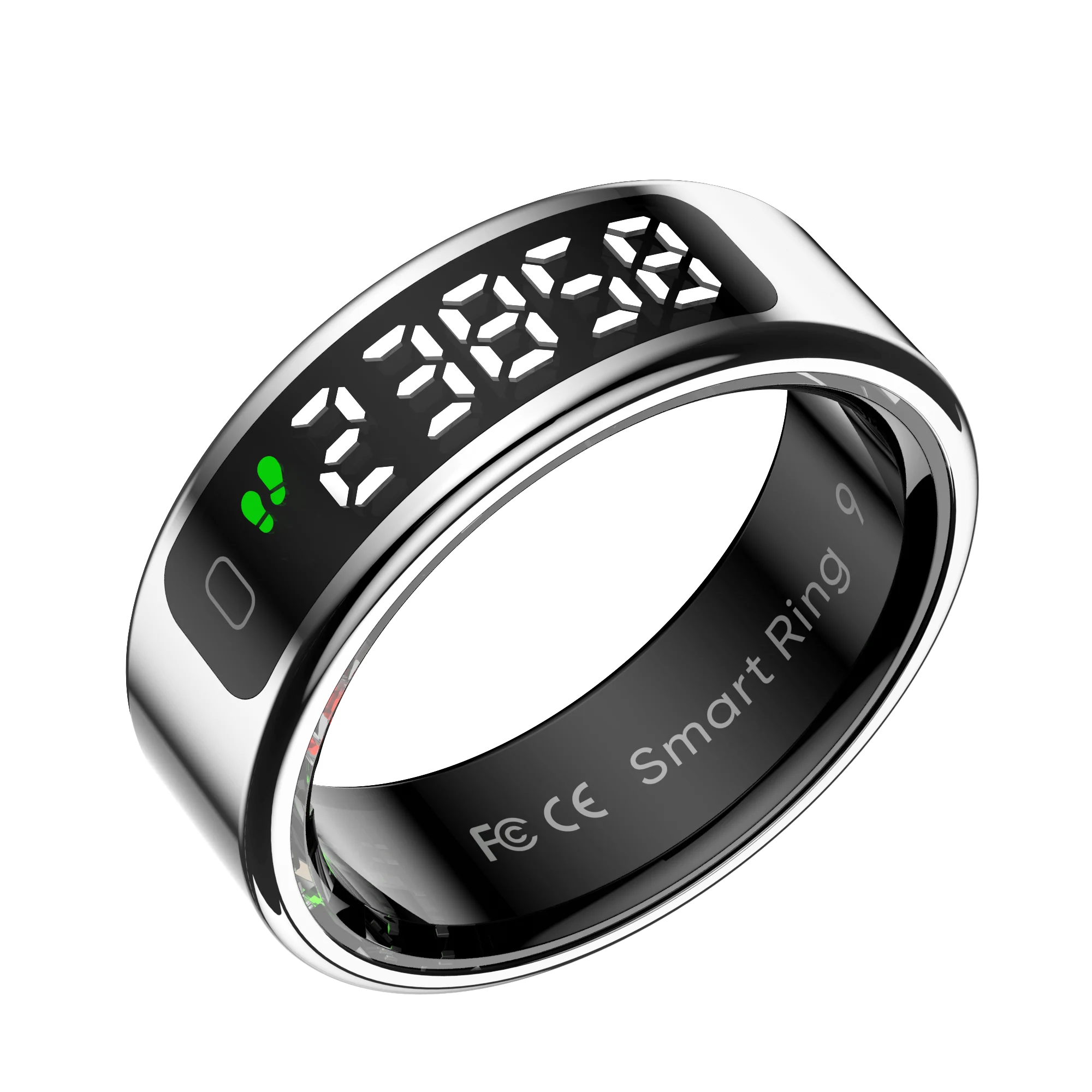 R11 Smart Ring Waterproof Fitness Tracker for Men Women Sleep Heart Rate Monitor Light Touch Health App Control Android - Image 2