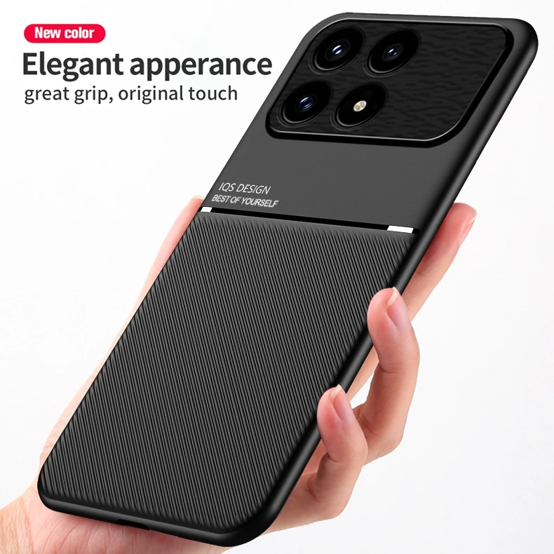 Rugged Non-Slip Case for Xiaomi Poco F8 Ultra F8 Pro Protective Cover Magnetic Suction Holder Coque Fundas Capa Pack of 10 - Image 3