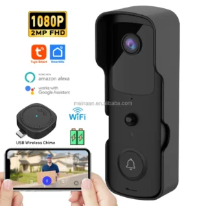 1080P Full HD WiFi CCTV Intercom Doorbell Home Security Ring Door Bell Camera Tuya Smartlife Smart Wireless WiFi Video Doorbell