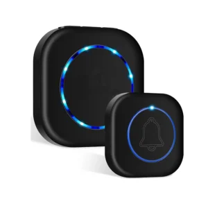 Wireless Doorbell Waterproof Ring Doorbells with US EU UK Plug Battery Transmitter 300m 38 Songs 4 Volumes Household Door Bell Pack of 10