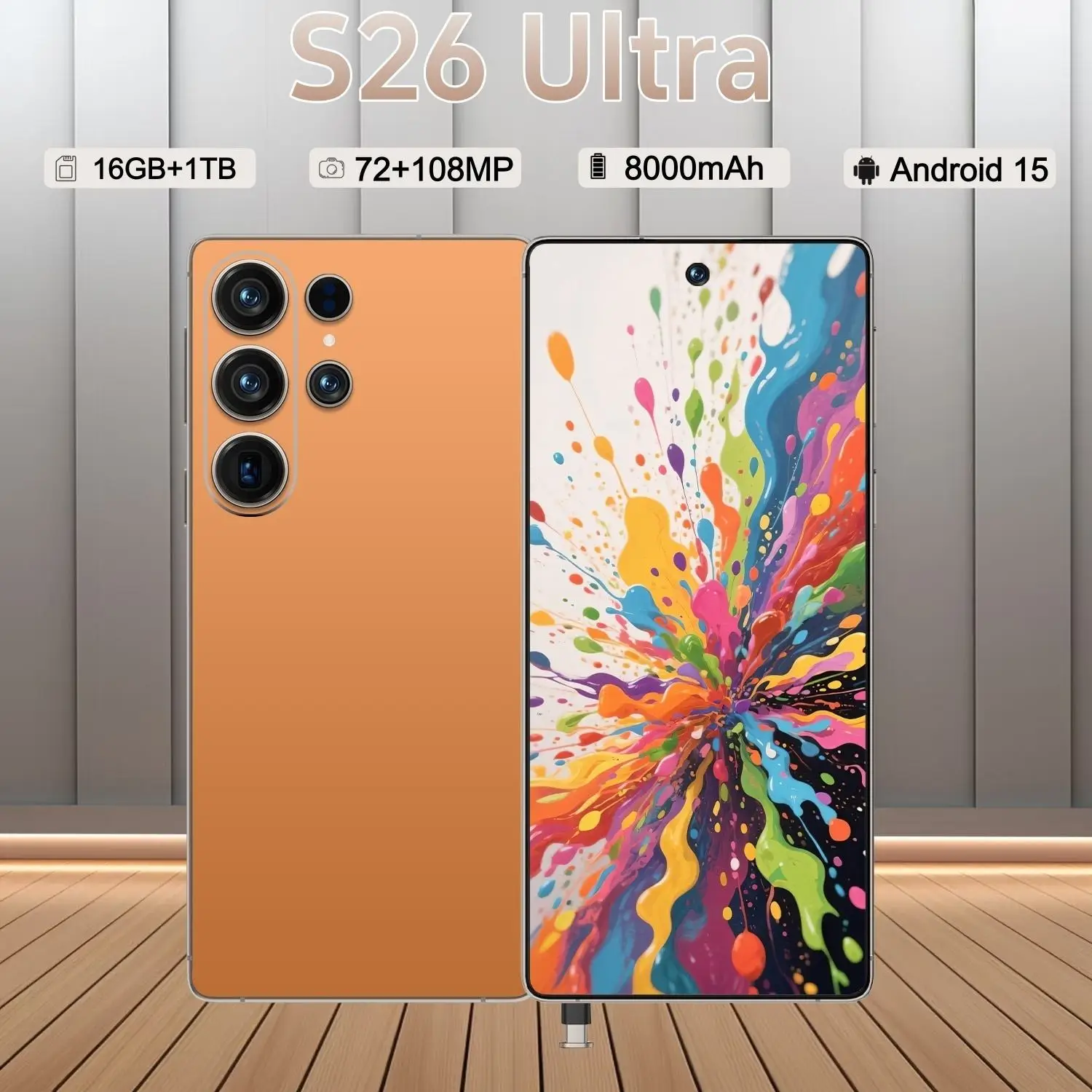 Best Choice S26 Ultra 5G Smartphone 16GB RAM 1TB Storage Camera Unlocked Android Mobile Phone with Face ID Fingerprint Dual SIM - Image 3