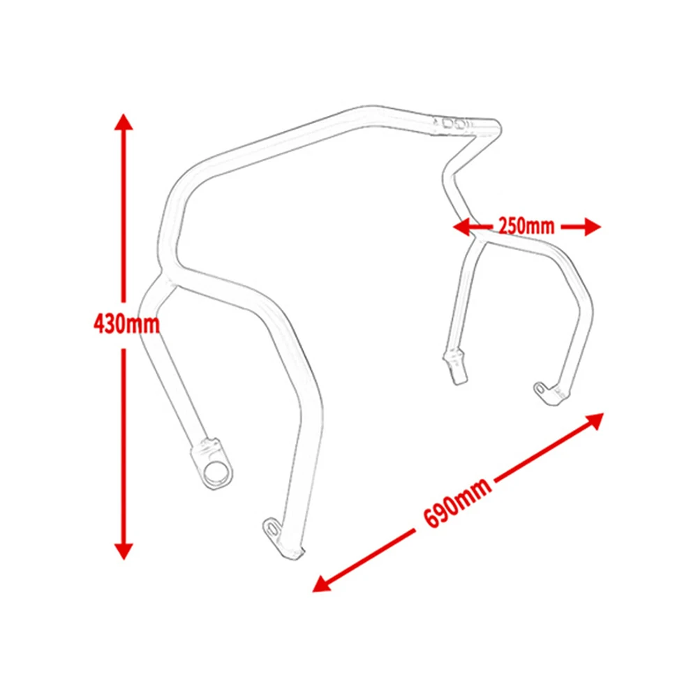 New Customization - Engine Guard/bumper Protector/grand Bar/crash bar Applicable to KTM 790 Adventure R 19-20 Motorcycle - Image 2