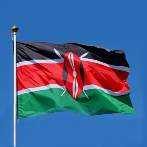 Kenyan Kenya Flag 3x5ft and 5x8ft Large 100% Polyester Factory Stock Printed Product for Cars and Vehicles Pack of 2