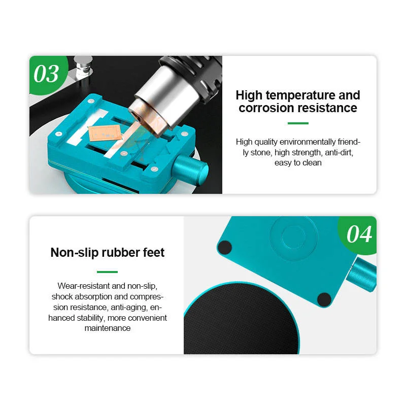 NEW RELIFE RL-601I RL-601F RL-601L Mini Motherboard Chip Repair Mini Rotating Fixture for Motherboard Repair CPU Chip Removal - Image 4