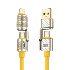 240W Fast Charging Four-in-One Data Cable for Type-C Connectors for 15 Supporting Fast Data Pack of 10