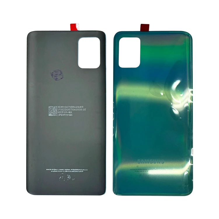 Back Battery Cover Rear Door Housing Glass Panel Replacement Part for Samsung Galaxy A51 Battery Back Cover Pack of 5 - Image 2