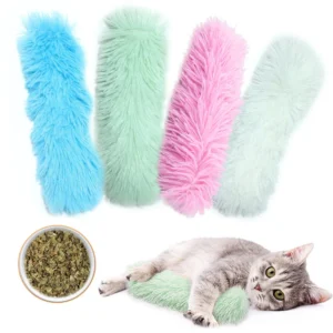 Plush Pet Toys Cat Nibbles Catnip Sleeping Pillow Cat Interactive Toys Pack of 10
